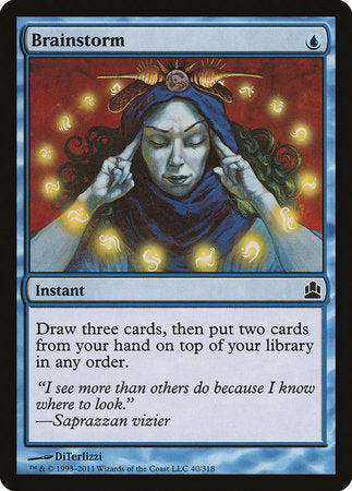 Brainstorm [Commander 2011] | Gate City Games LLC