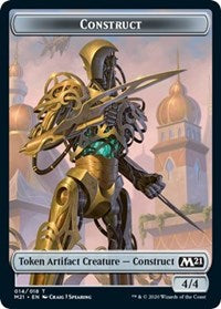 Construct // Soldier Double-sided Token [Core Set 2021 Tokens] | Gate City Games LLC