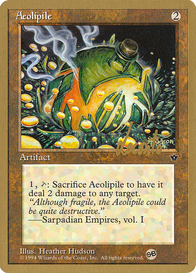 Aeolipile (Michael Loconto) (SB) [Pro Tour Collector Set] | Gate City Games LLC