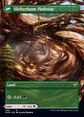 Darkbore Pathway // Slitherbore Pathway (Borderless Alternate Art) [Kaldheim] | Gate City Games LLC