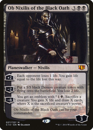 Ob Nixilis of the Black Oath [Commander 2014] | Gate City Games LLC