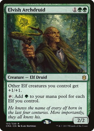 Elvish Archdruid [Commander Anthology] | Gate City Games LLC