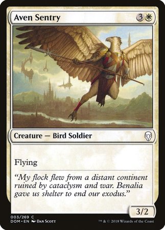 Aven Sentry [Dominaria] | Gate City Games LLC