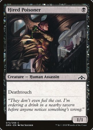 Hired Poisoner [Guilds of Ravnica] | Gate City Games LLC