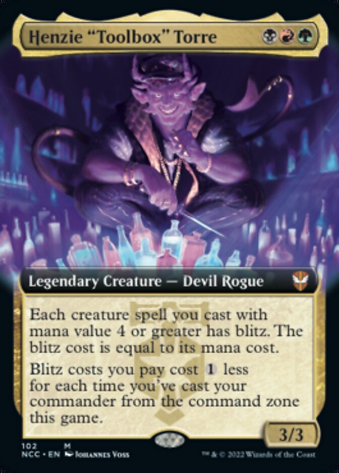 Henzie "Toolbox" Torre (Extended Art) [Streets of New Capenna Commander] | Gate City Games LLC