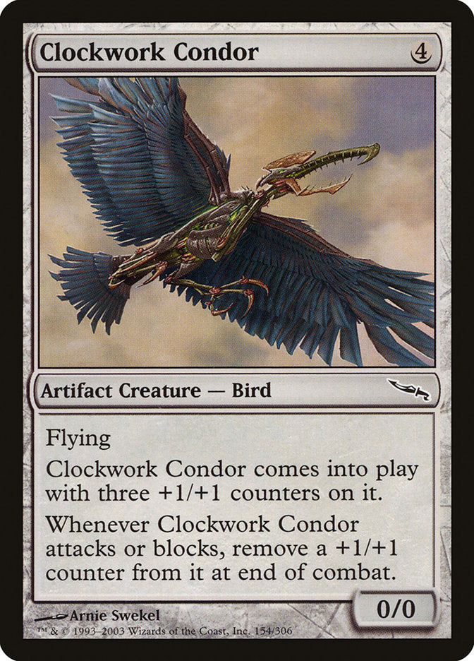 Clockwork Condor [Mirrodin] | Gate City Games LLC