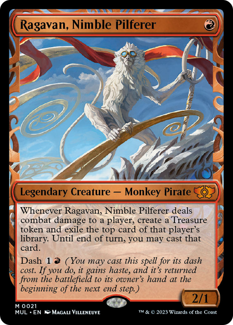 Ragavan, Nimble Pilferer (Halo Foil) [Multiverse Legends] | Gate City Games LLC