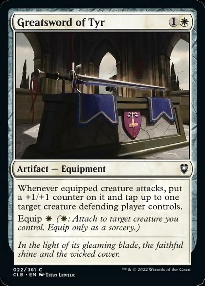 Greatsword of Tyr [Commander Legends: Battle for Baldur's Gate] | Gate City Games LLC