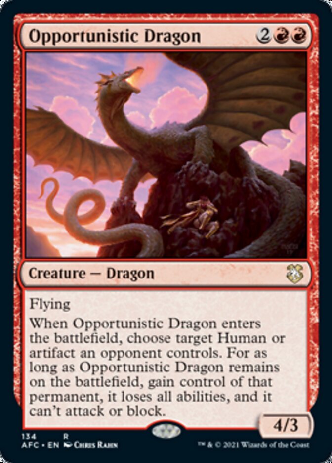 Opportunistic Dragon [Dungeons & Dragons: Adventures in the Forgotten Realms Commander] | Gate City Games LLC