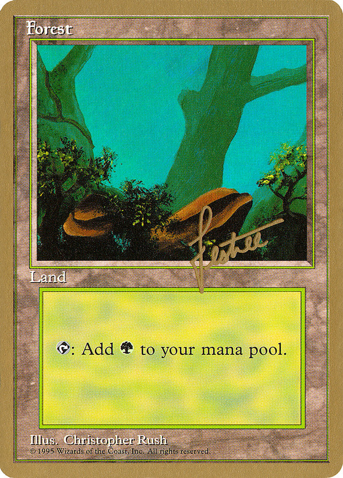 Forest (bl378) (Bertrand Lestree) [Pro Tour Collector Set] | Gate City Games LLC