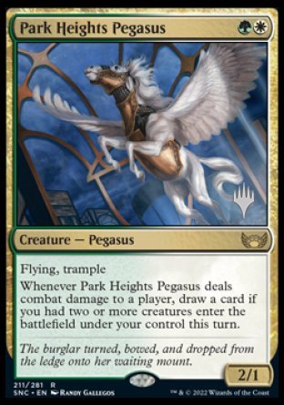 Park Heights Pegasus (Promo Pack) [Streets of New Capenna Promos] | Gate City Games LLC