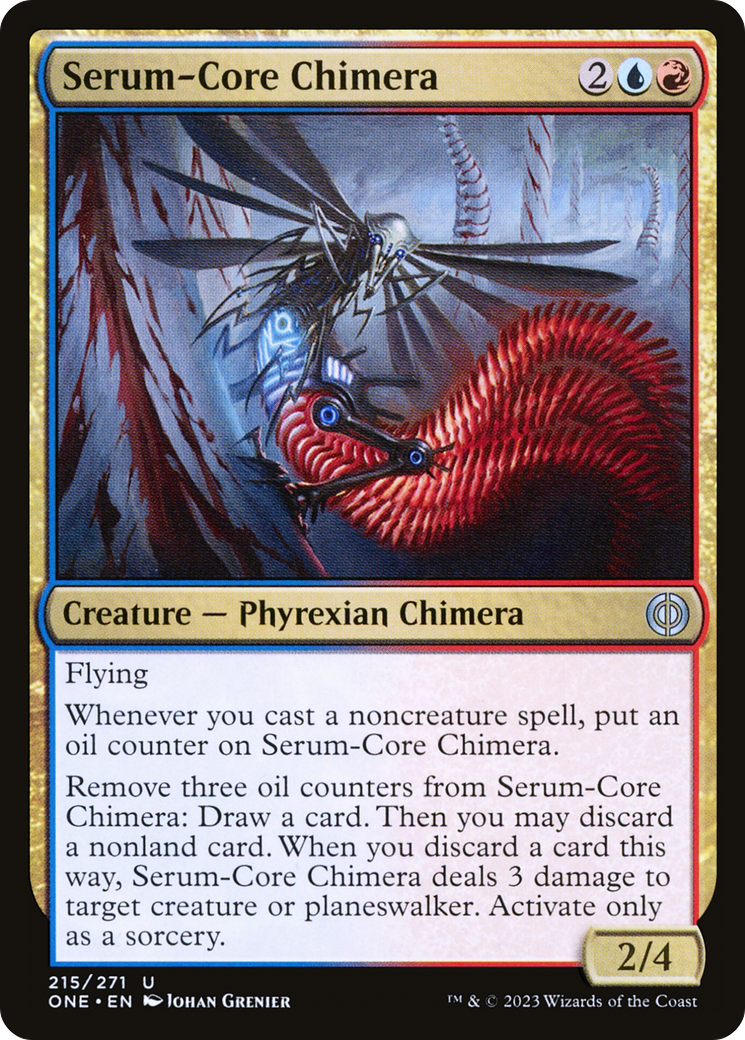 Serum-Core Chimera [Phyrexia: All Will Be One] | Gate City Games LLC