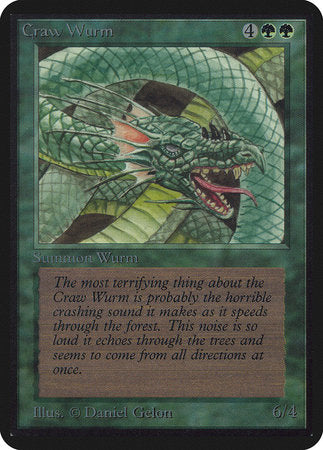 Craw Wurm [Limited Edition Alpha] | Gate City Games LLC