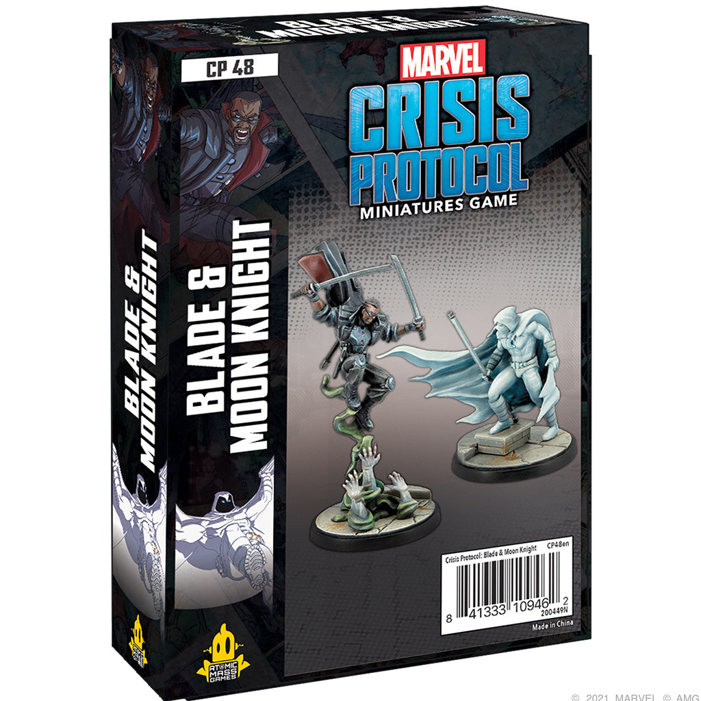 Marvel Crisis Protocol CP48: Blade & Moon Knight | Gate City Games LLC