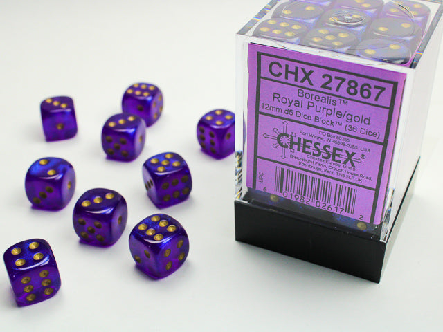 Chessex Gemini 12mm Dice Block | Gate City Games LLC