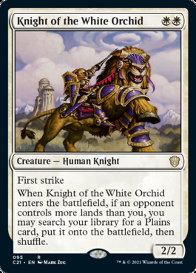 Knight of the White Orchid [Commander 2021] | Gate City Games LLC