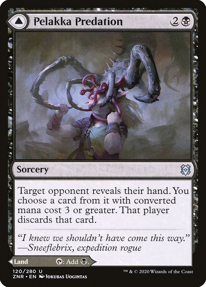Pelakka Predation // Pelakka Caverns [Zendikar Rising] | Gate City Games LLC