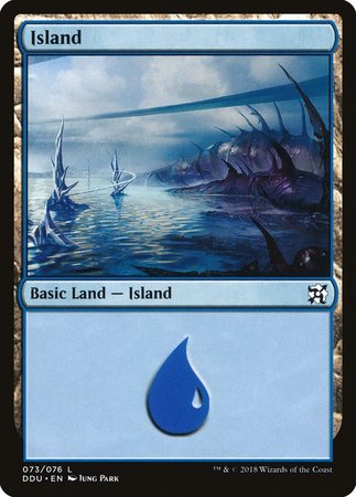 Island (73) [Duel Decks: Elves vs. Inventors] | Gate City Games LLC