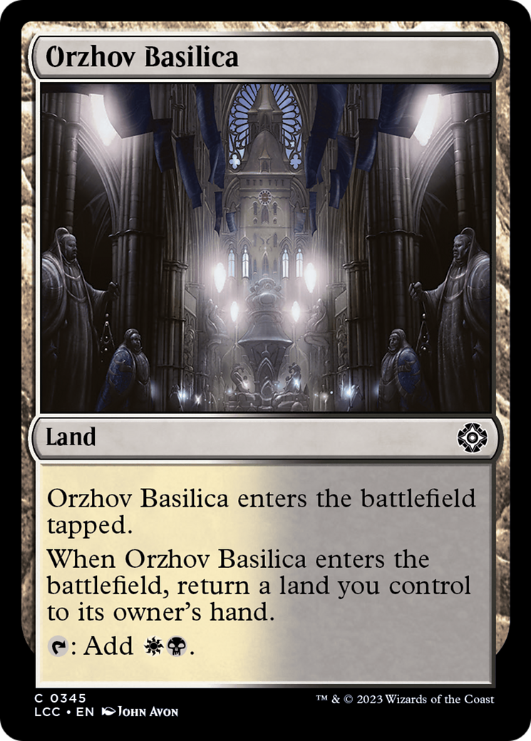 Orzhov Basilica [The Lost Caverns of Ixalan Commander] | Gate City Games LLC