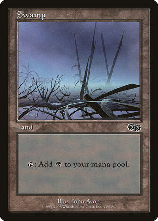 Swamp (339) [Urza's Saga] | Gate City Games LLC