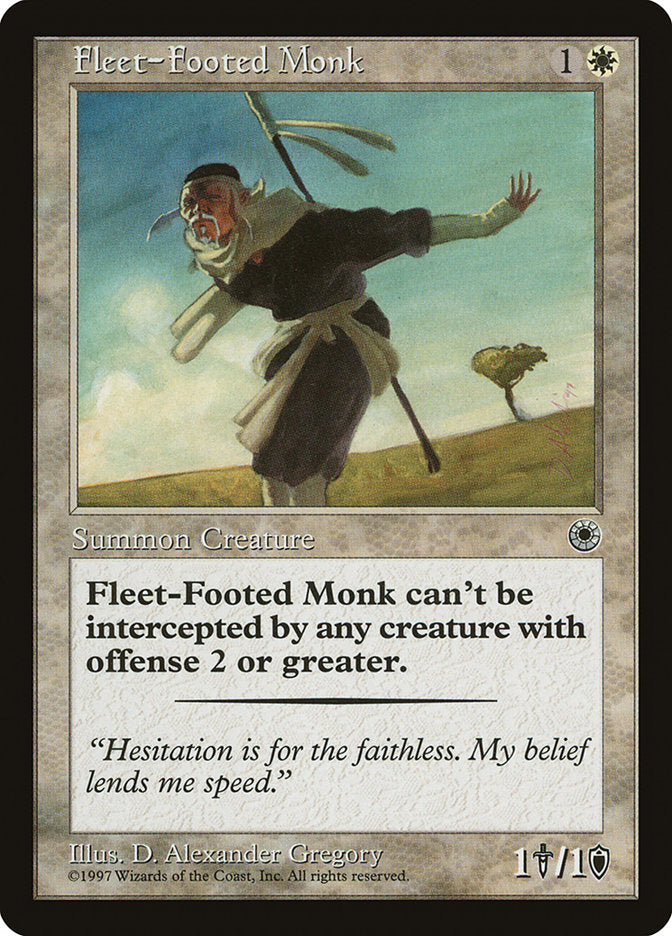 Fleet-Footed Monk [Portal] | Gate City Games LLC