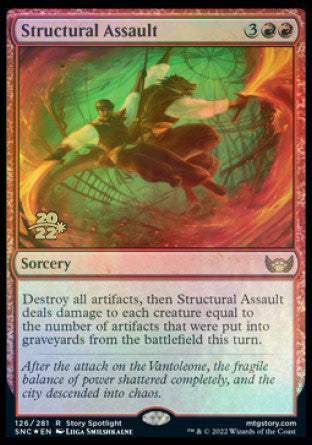 Structural Assault [Streets of New Capenna Prerelease Promos] | Gate City Games LLC