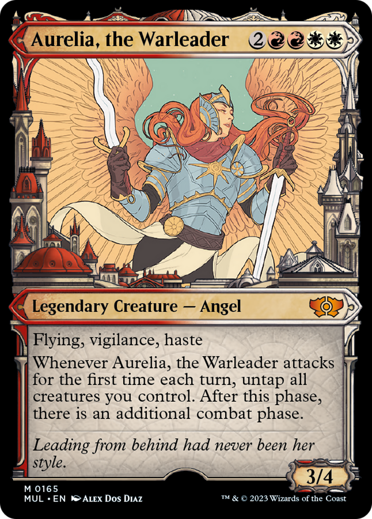 Aurelia, the Warleader (Halo Foil) [Multiverse Legends] | Gate City Games LLC