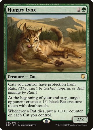 Hungry Lynx [Commander 2017] | Gate City Games LLC