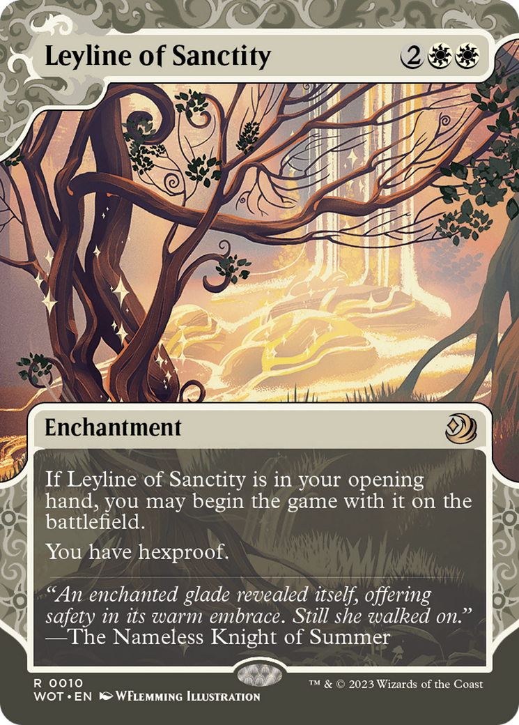 Leyline of Sanctity [Wilds of Eldraine: Enchanting Tales] | Gate City Games LLC