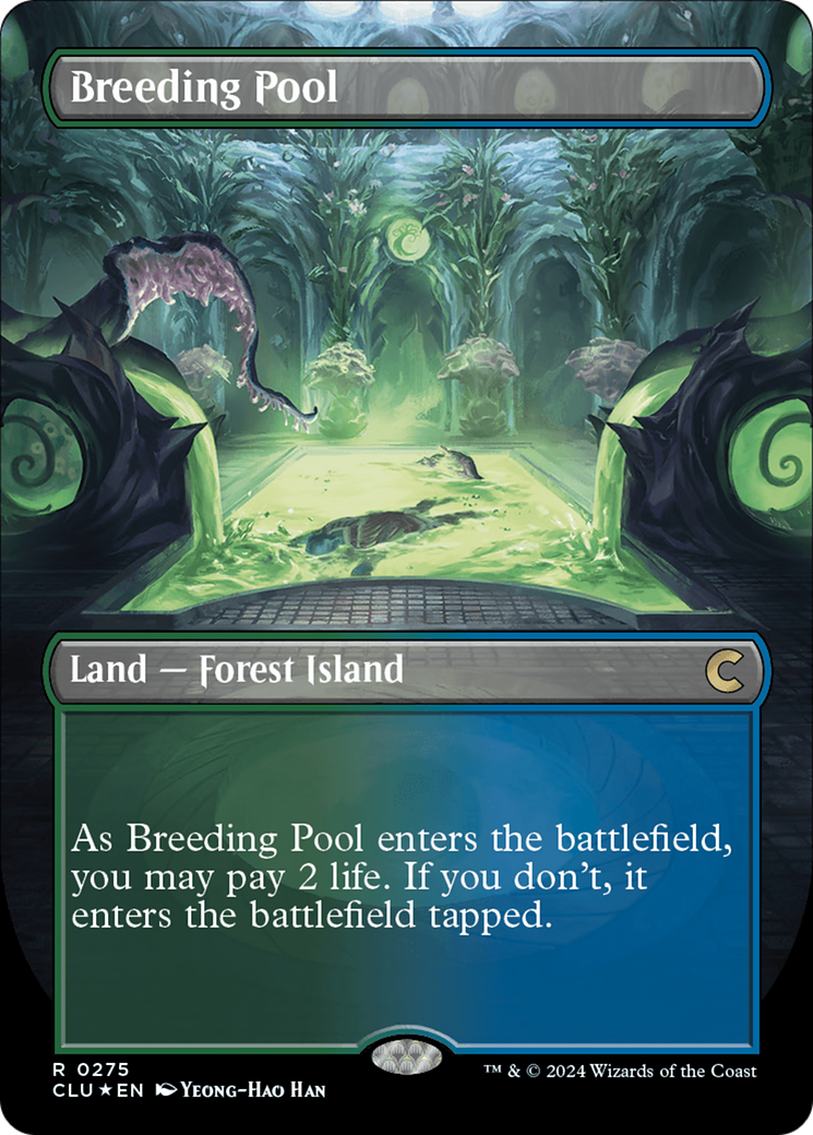 Breeding Pool (Borderless) [Ravnica: Clue Edition] | Gate City Games LLC
