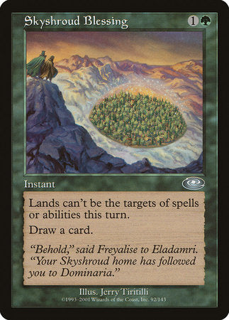 Skyshroud Blessing [Planeshift] | Gate City Games LLC