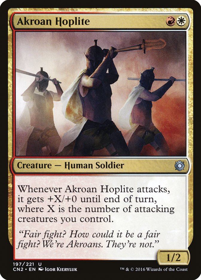 Akroan Hoplite [Conspiracy: Take the Crown] | Gate City Games LLC