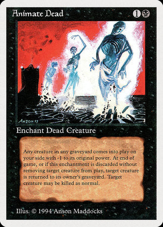 Animate Dead [Summer Magic / Edgar] | Gate City Games LLC