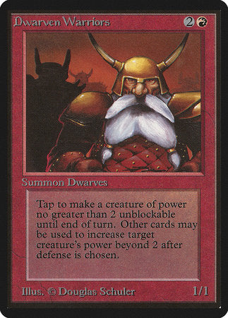 Dwarven Warriors [Limited Edition Beta] | Gate City Games LLC