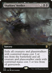 Shadows' Verdict (Extended Art) [Zendikar Rising] | Gate City Games LLC