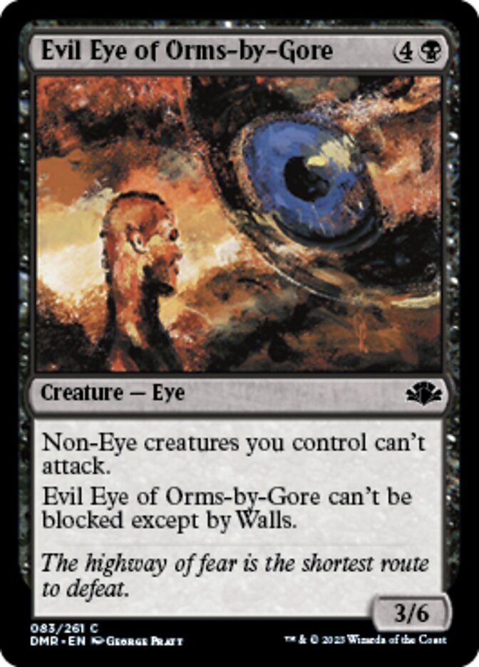 Evil Eye of Orms-by-Gore [Dominaria Remastered] | Gate City Games LLC