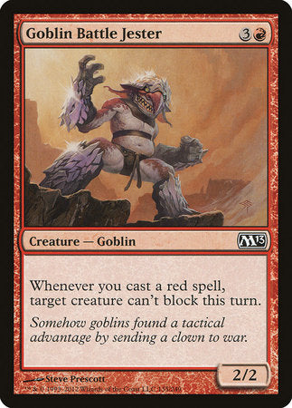 Goblin Battle Jester [Magic 2013] | Gate City Games LLC