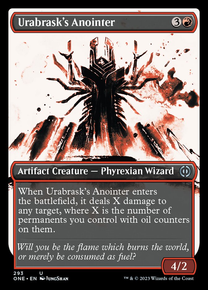 Urabrask's Anointer (Showcase Ichor) [Phyrexia: All Will Be One] | Gate City Games LLC