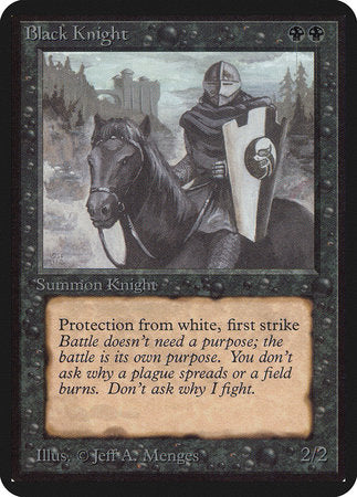 Black Knight [Limited Edition Alpha] | Gate City Games LLC