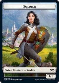 Soldier // Squirrel Double-sided Token [Double Masters Tokens] | Gate City Games LLC