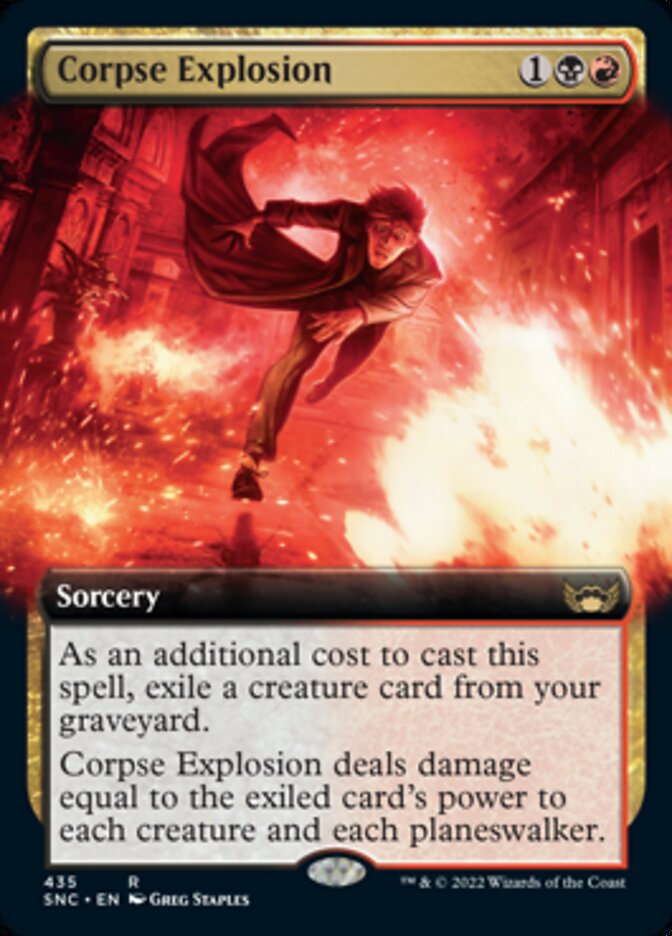 Corpse Explosion (Extended Art) [Streets of New Capenna] | Gate City Games LLC