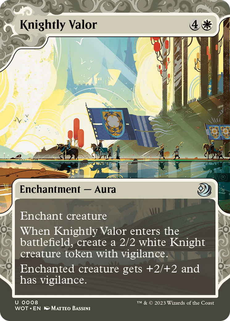 Knightly Valor [Wilds of Eldraine: Enchanting Tales] | Gate City Games LLC