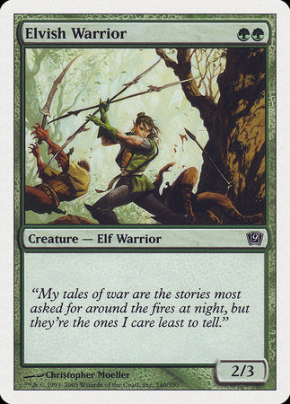 Elvish Warrior [Ninth Edition] | Gate City Games LLC