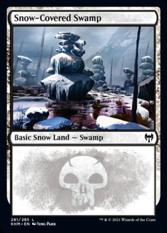 Snow-Covered Swamp (281) [Kaldheim] | Gate City Games LLC