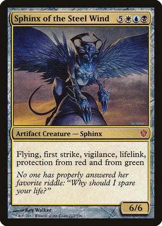Sphinx of the Steel Wind [Commander 2013] | Gate City Games LLC