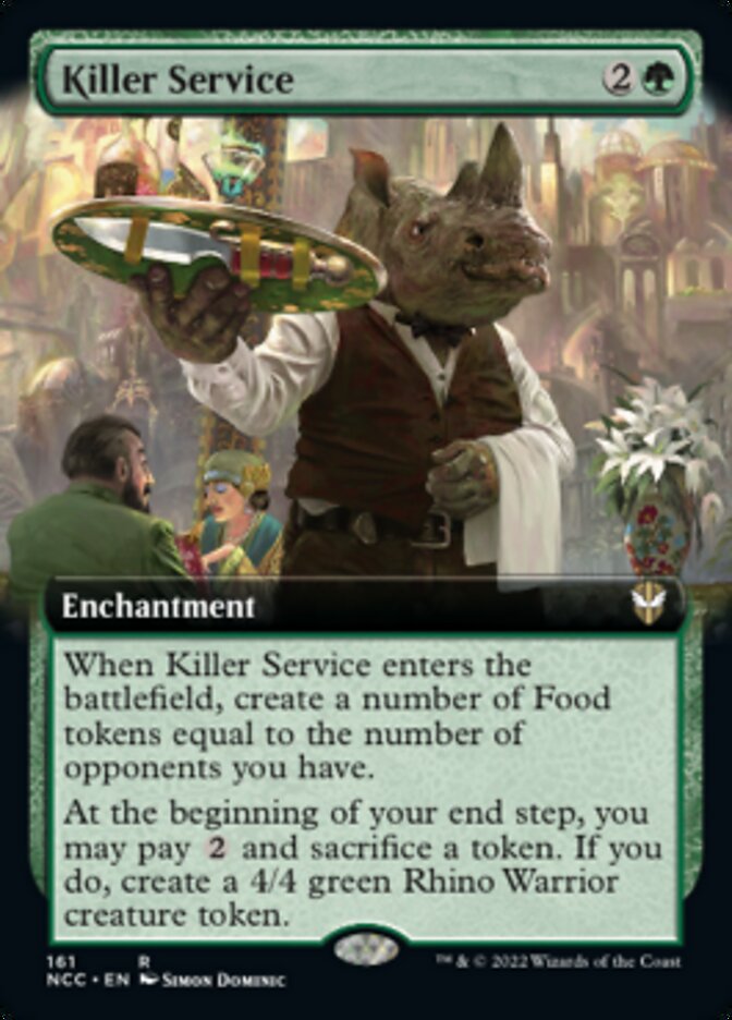 Killer Service (Extended Art) [Streets of New Capenna Commander] | Gate City Games LLC