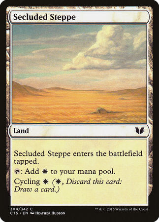 Secluded Steppe [Commander 2015] | Gate City Games LLC