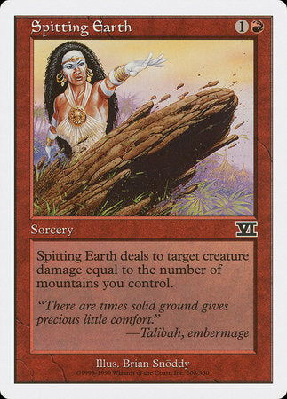 Spitting Earth [Classic Sixth Edition] | Gate City Games LLC