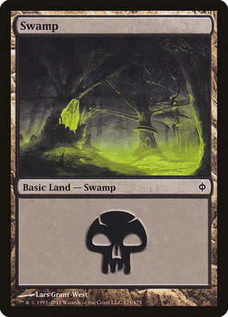 Swamp (171) [New Phyrexia] | Gate City Games LLC