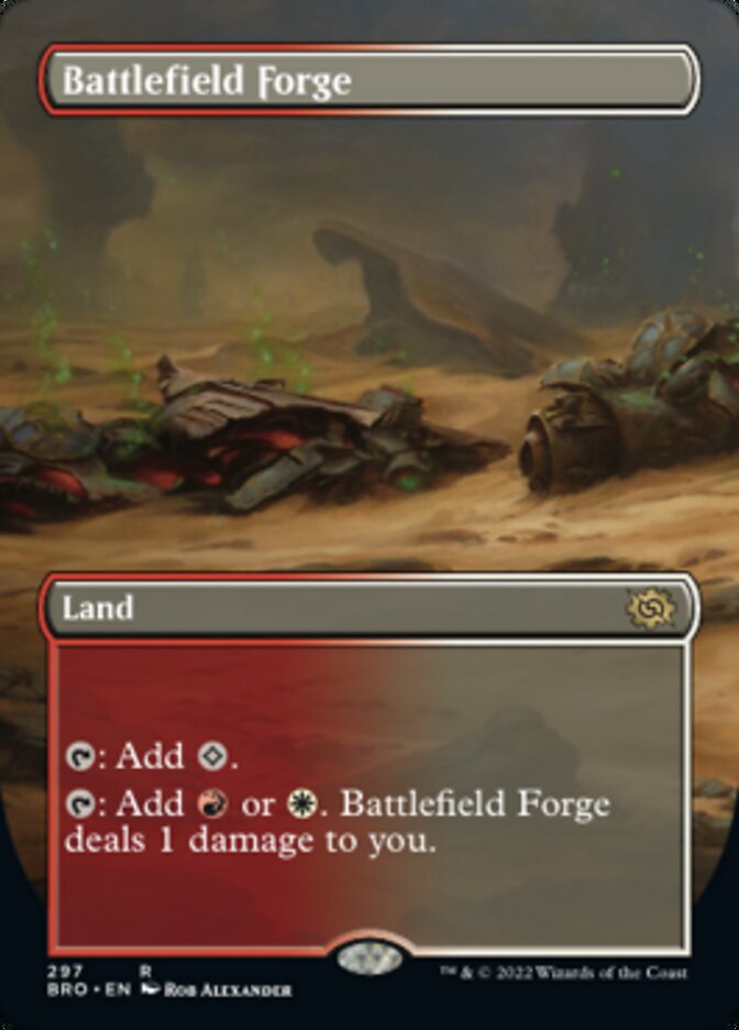 Battlefield Forge (Borderless Alternate Art) [The Brothers' War] | Gate City Games LLC